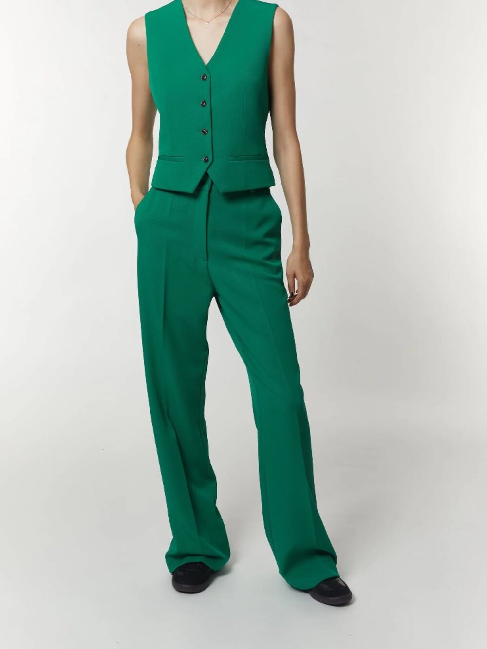 Saint Art Lucy Trouser in Emerald Size Large NWT